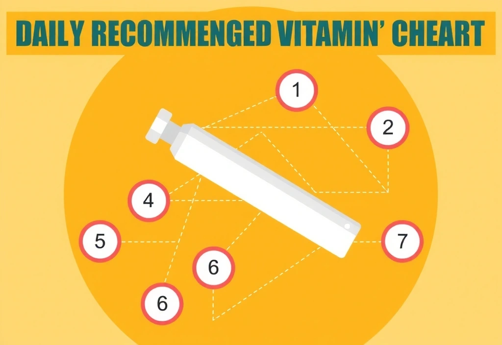Tabel cu necesarul zilnic de vitamine